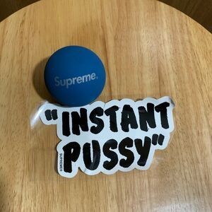 Supreme racquetball and sticker